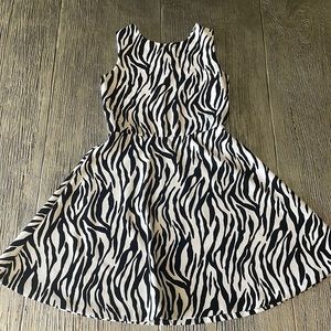 Love ady zebra pattern dress